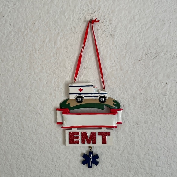 EMT Christmas Ornament Sign + Pier 1 Imports Snowman Ornaments ⛄️ - Picture 1 of 16
